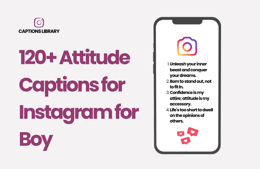 Attitude Captions for Instagram for Boy