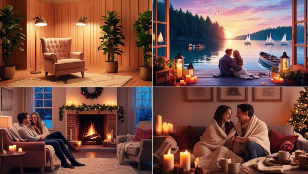 Cozy captions to express tranquility, peace, and inner calm.