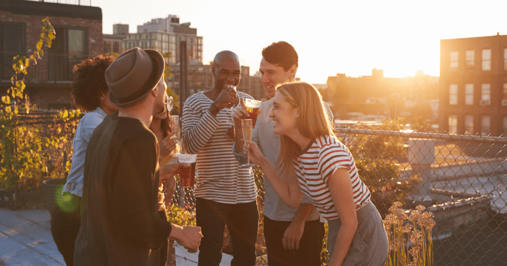 Minimalist rooftop captions focusing on simplicity and elegance for Instagram.