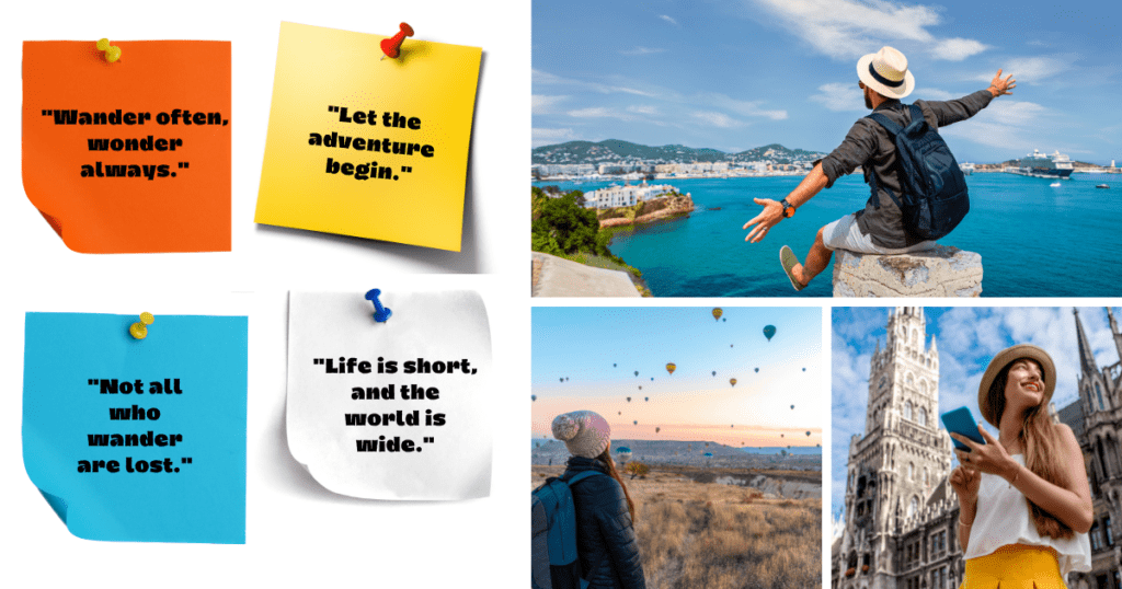 Travel Instagram captions for wanderlust celebrating exploration and adventure.