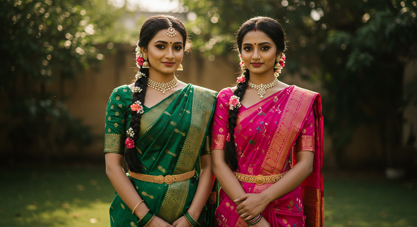 170+ Saree Look Captions to Flaunt Your Elegant Style