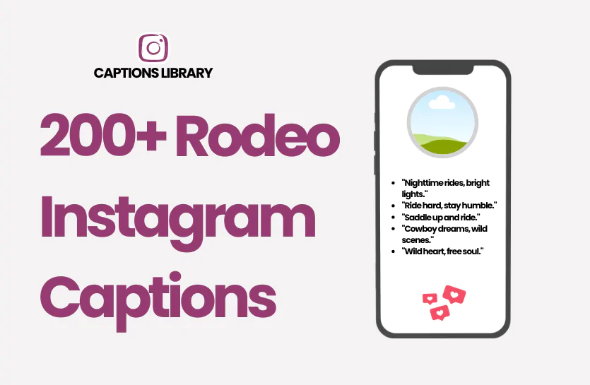 200+ Rodeo Instagram Captions