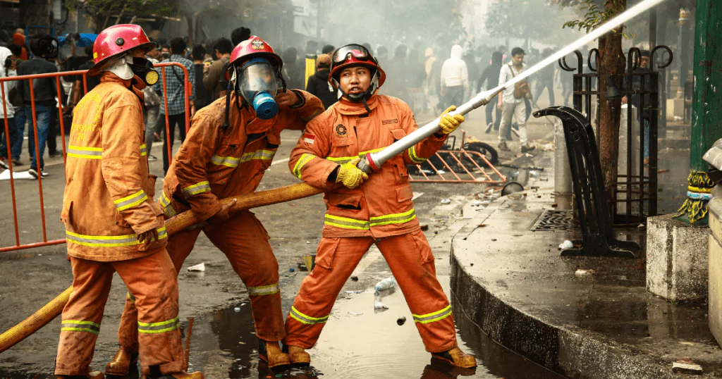 Firefighter family captions celebrating support, love, and pride for firefighters.